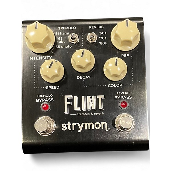 Used Strymon Flint V1 Tremolo and Reverb Effect Pedal