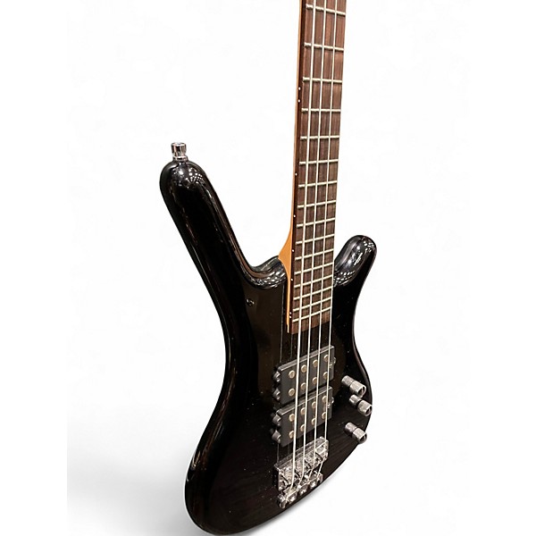Used RockBass by Warwick Corvette $$ Black Electric Bass Guitar