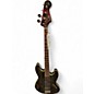 Used Fender Aerodyne Jazz Bass Black Electric Bass Guitar thumbnail