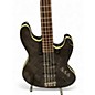 Used Fender Aerodyne Jazz Bass Black Electric Bass Guitar