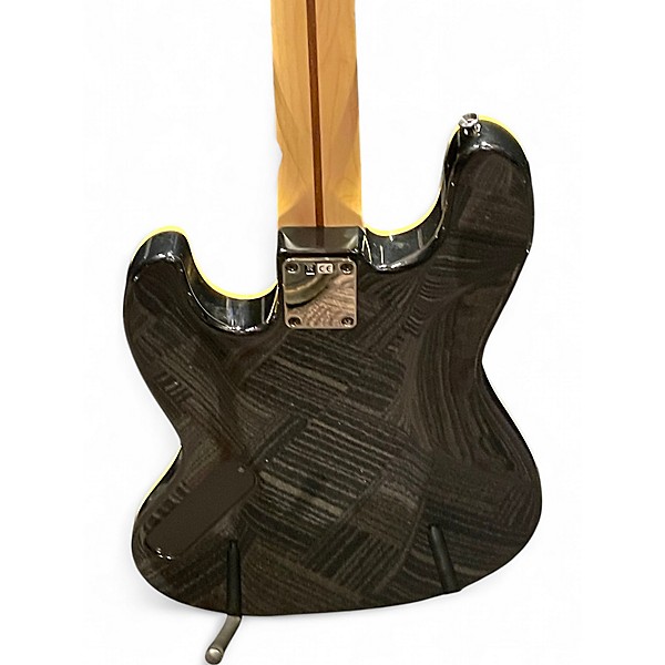 Used Fender Aerodyne Jazz Bass Black Electric Bass Guitar