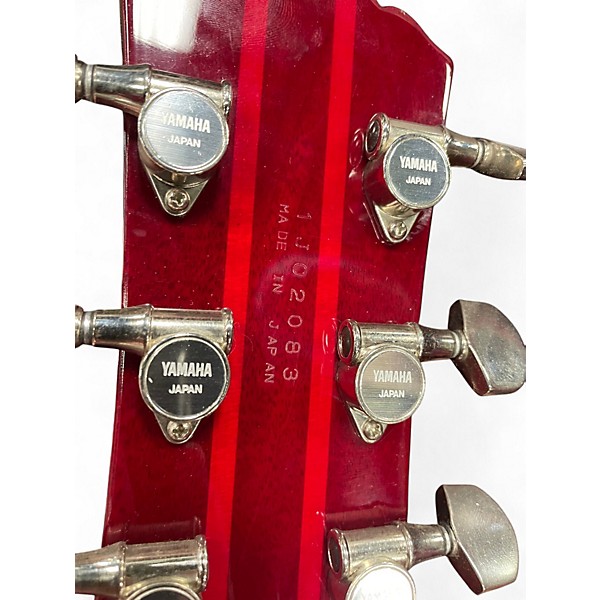 Vintage 1991 Yamaha weddington custom transparent red Solid Body Electric Guitar