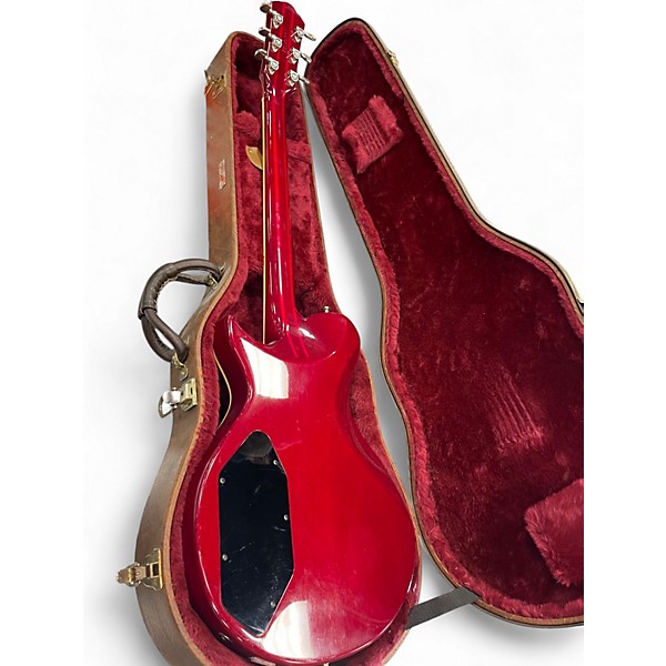 Vintage 1991 Yamaha weddington custom transparent red Solid Body Electric Guitar