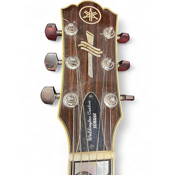 Vintage 1991 Yamaha weddington custom transparent red Solid Body Electric Guitar