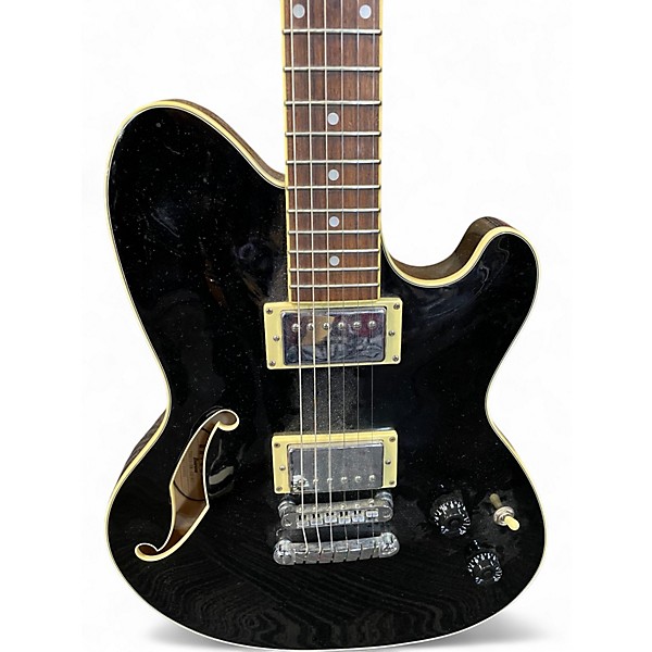 Used Ibanez TXD71 Black Hollow Body Electric Guitar