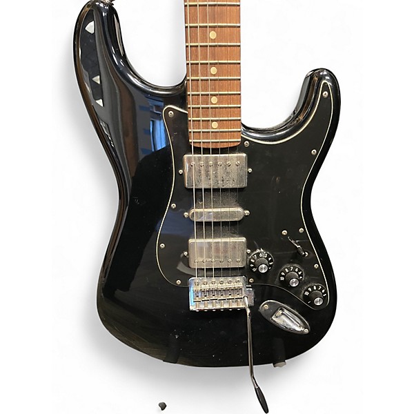 Used Fender Blacktop Stratocaster Black Solid Body Electric Guitar