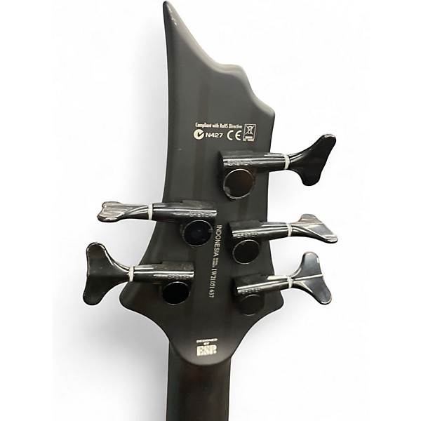 Used ESP LTD D5 5 String NATURAL BURST Electric Bass Guitar