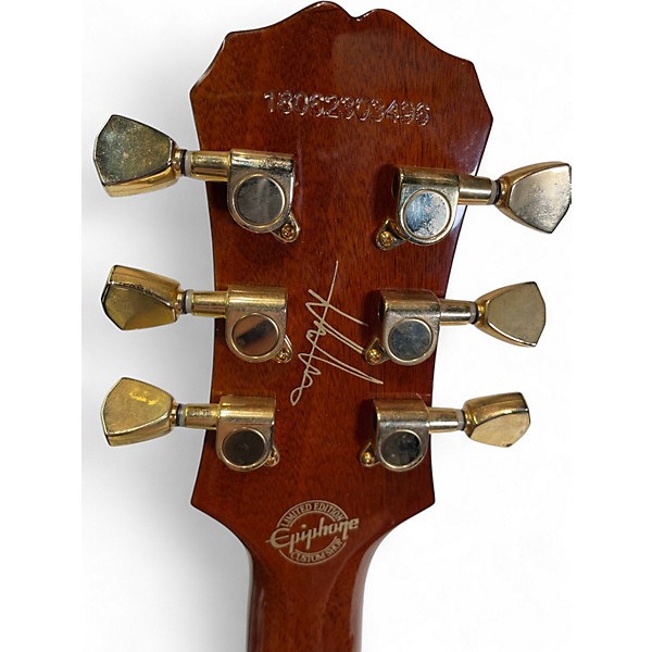 Used Epiphone les paul ltd ed custom natural Solid Body Electric Guitar