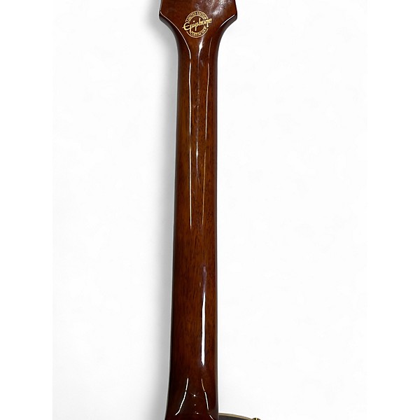 Used Epiphone les paul ltd ed custom natural Solid Body Electric Guitar