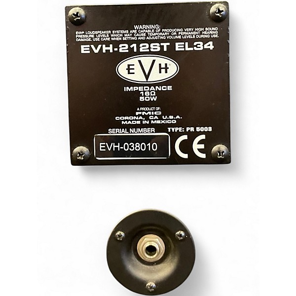 Used EVH EL34 212ST Guitar Cabinet