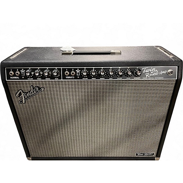 Used Fender Tone Master Twin Reverb 200W 2x12 Guitar Combo Amp