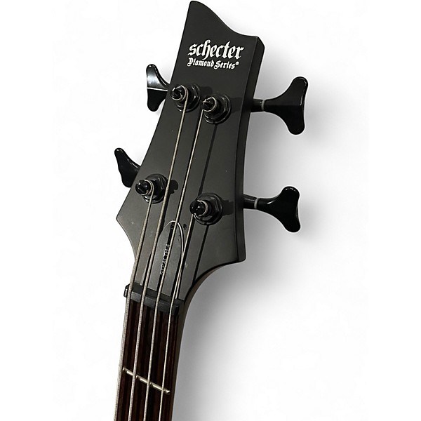 Used Schecter Guitar Research stealth 4 Black Electric Bass Guitar