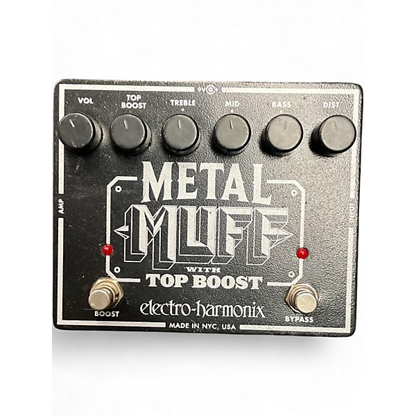 Used 2010s Electro-Harmonix Metal Muff Distortion With Top Boost Effect Pedal