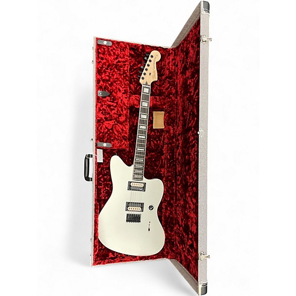 Used Fender Jim Root Signature Jazzmaster Artic White Solid Body Electric Guitar