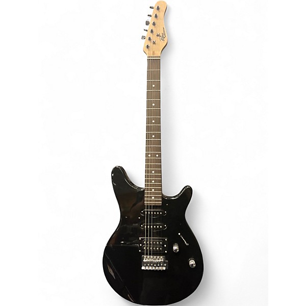 Used Rogue ROCKETEER Black Solid Body Electric Guitar