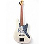 Used Fender Deluxe Jazz Bass Alpine White Electric Bass Guitar thumbnail