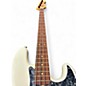 Used Fender Deluxe Jazz Bass Alpine White Electric Bass Guitar