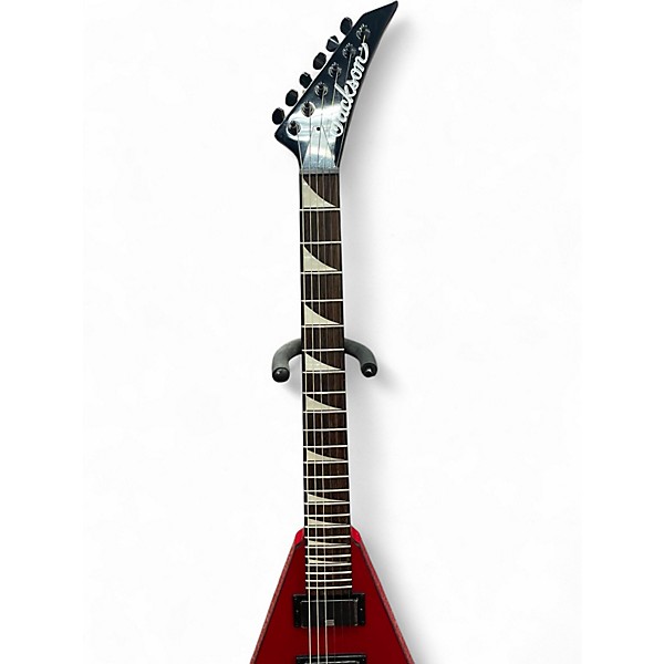 Used Jackson KV HT Blood Red Solid Body Electric Guitar
