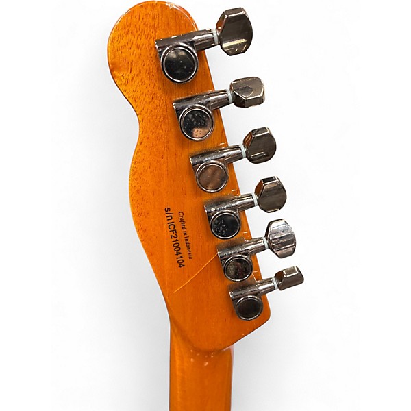 Used Fender Special Edition Custom Telecaster FMT HH Amber Solid Body Electric Guitar