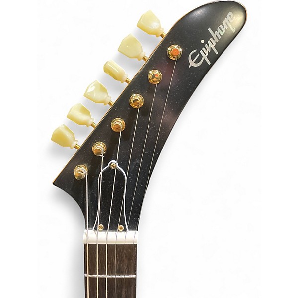 Used Epiphone Inspired By Explorer Natural Solid Body Electric Guitar