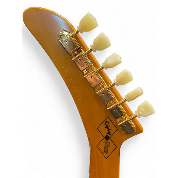Used Epiphone Inspired By Explorer Natural Solid Body Electric Guitar
