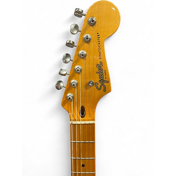 Used Squier Classic Vibe 1950S Stratocaster Trans Blonde Solid Body Electric Guitar