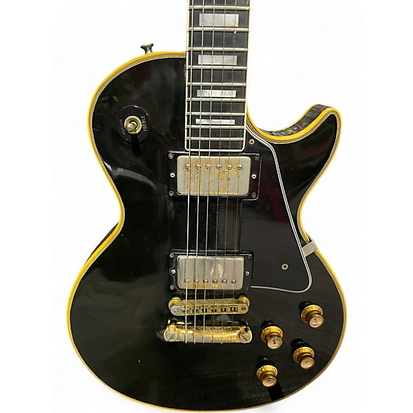 Vintage 1970s Gibson Les Paul Custom Walnut Solid Body Electric Guitar