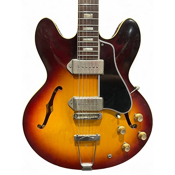Vintage 1960s Gibson ES330 2 Color Sunburst Hollow Body Electric Guitar
