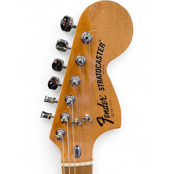 Vintage 1970s Starcaster by Fender Stratocaster Black Solid Body Electric Guitar