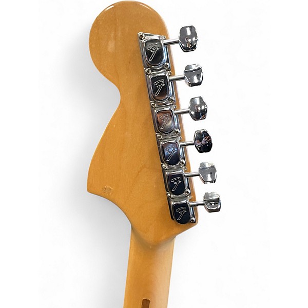 Vintage 1970s Starcaster by Fender Stratocaster Black Solid Body Electric Guitar