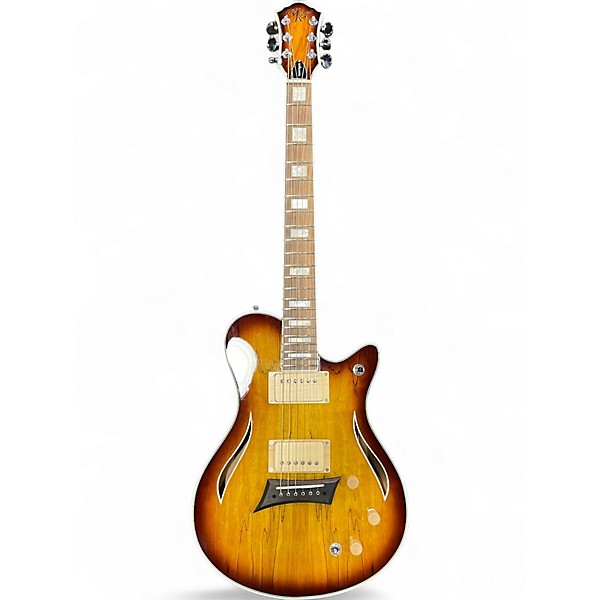 Used 2021 Michael Kelly Hybrid Special Antique Burst Hollow Body Electric Guitar