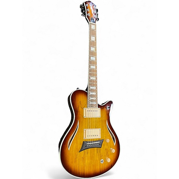 Used 2021 Michael Kelly Hybrid Special Antique Burst Hollow Body Electric Guitar