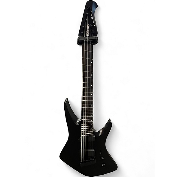 Used Ernie Ball Music Man KAIZEN 7 Black Solid Body Electric Guitar