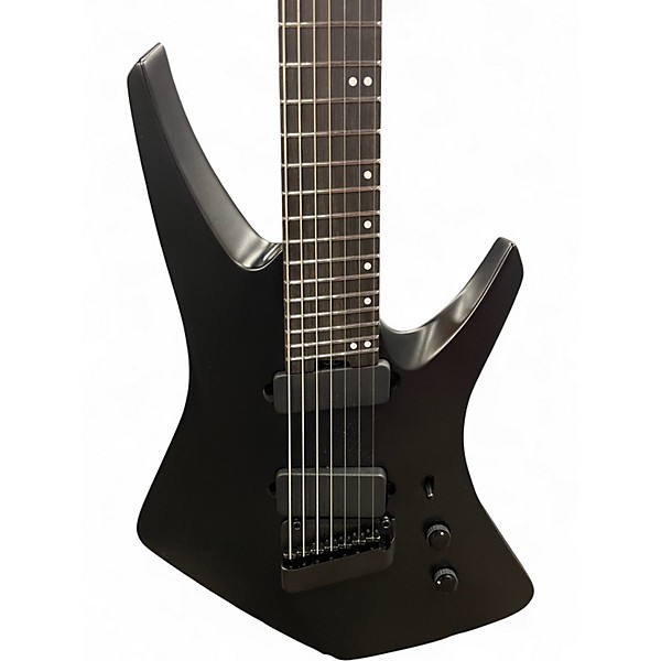 Used Ernie Ball Music Man KAIZEN 7 Black Solid Body Electric Guitar