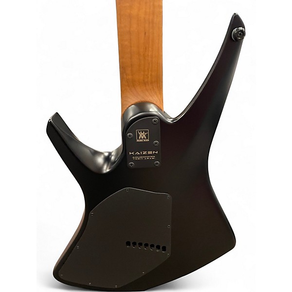 Used Ernie Ball Music Man KAIZEN 7 Black Solid Body Electric Guitar