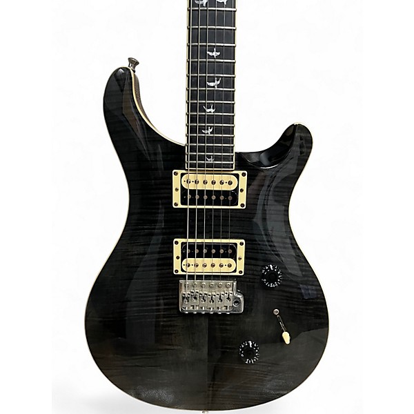 Used PRS SE 30th Anniversary Custom 24 Trans Black Solid Body Electric Guitar