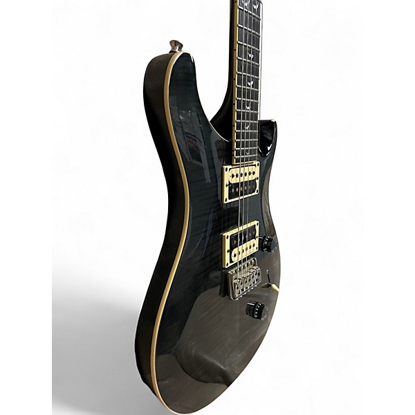 Used PRS SE 30th Anniversary Custom 24 Trans Black Solid Body Electric Guitar