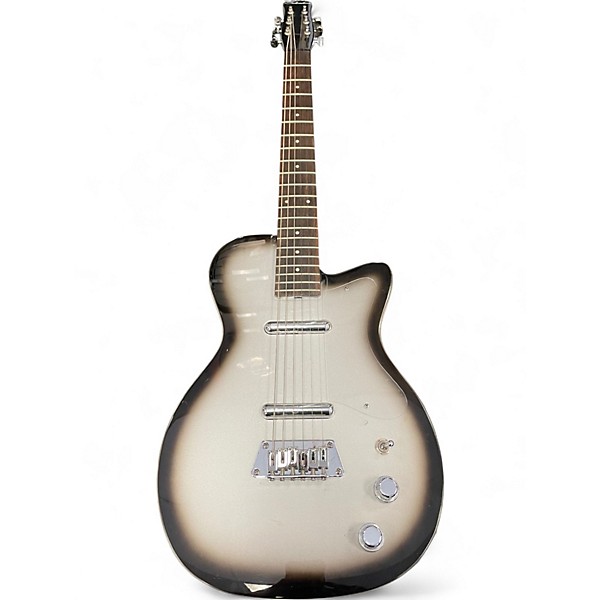 Used Silvertone U1302 SILVER BURST Solid Body Electric Guitar