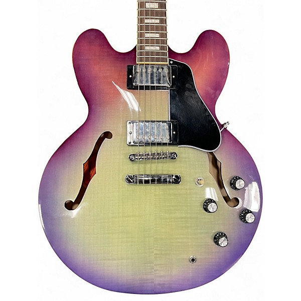 Used Epiphone ES335 Figured Blue Burst Hollow Body Electric Guitar