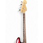 Used Fender Standard Jazz Bass Candy Apple Red Electric Bass Guitar