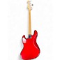 Used Fender Standard Jazz Bass Candy Apple Red Electric Bass Guitar