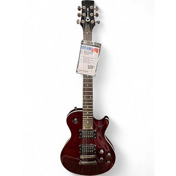 Used Charvel Desolation DS-1 ST Burgundy Solid Body Electric Guitar