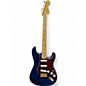 Used Fender Stratocaster Deluxe Transparent Sapphire Blue Solid Body Electric Guitar thumbnail