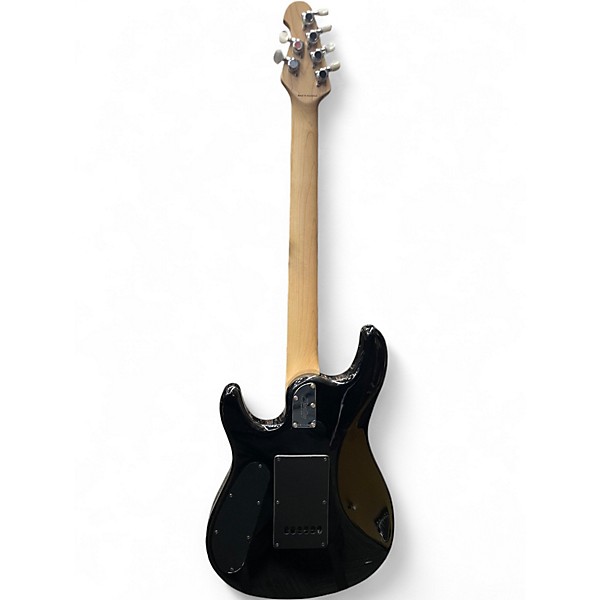Used Sterling by Music Man Petrucci Majesty Transparent Black Solid Body Electric Guitar