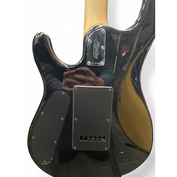Used Sterling by Music Man Petrucci Majesty Transparent Black Solid Body Electric Guitar