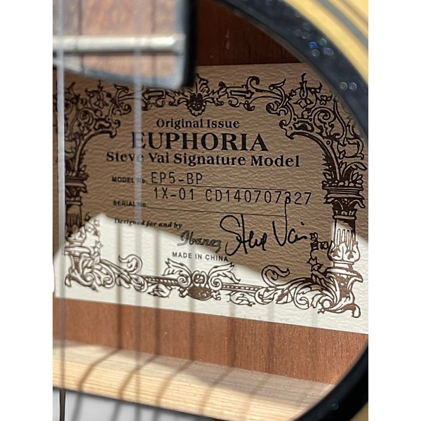 Used Ibanez ep5-bp Black Acoustic Electric Guitar