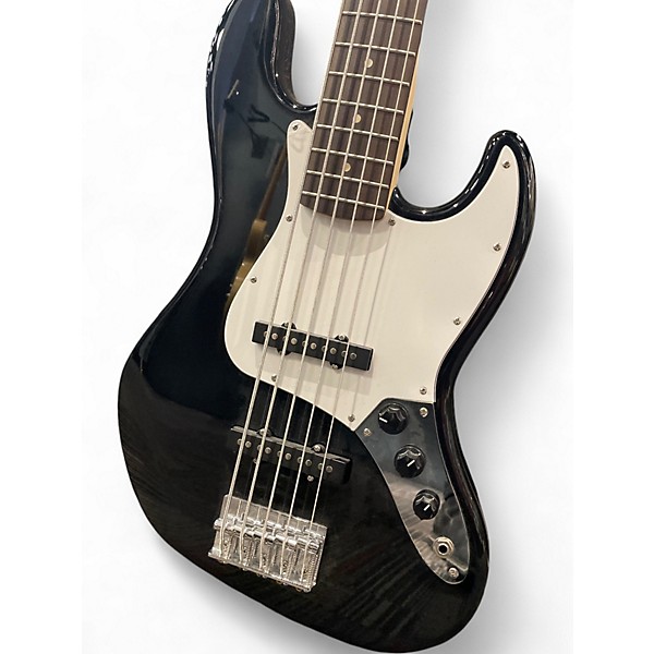 Used Squier Affinity Jazz Bass V 5 String Black Electric Bass Guitar