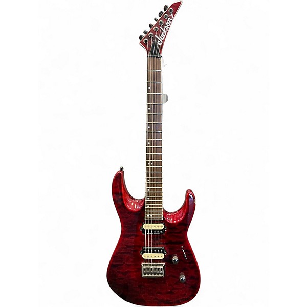 Used Jackson DKQHT RED Solid Body Electric Guitar