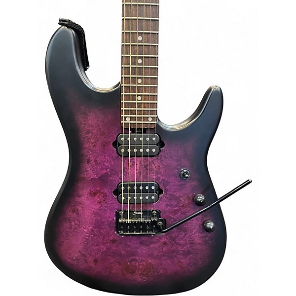 Used Sterling by Music Man JASON RICHARDSON CUTLASS Purple Solid Body Electric Guitar