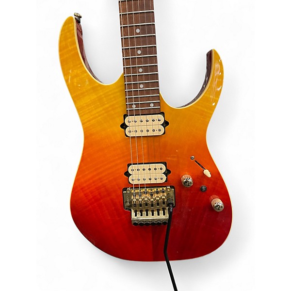 Used Ibanez RG420HPFM Autumn Leaf Gradiation Solid Body Electric Guitar